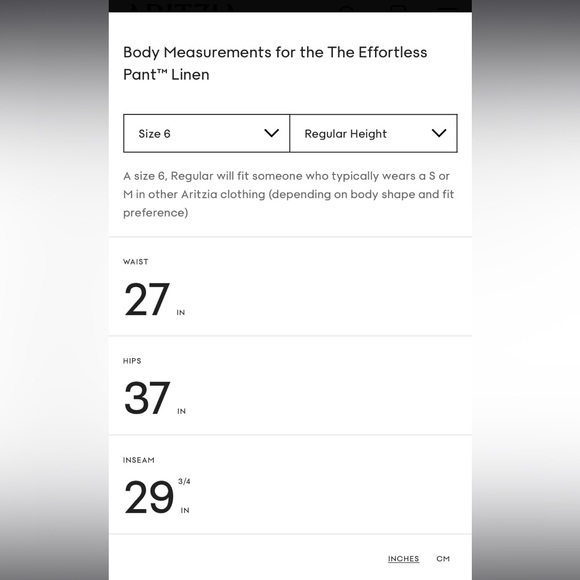 Aritzia Effortless Pant - Linen - Picture 9 of 9